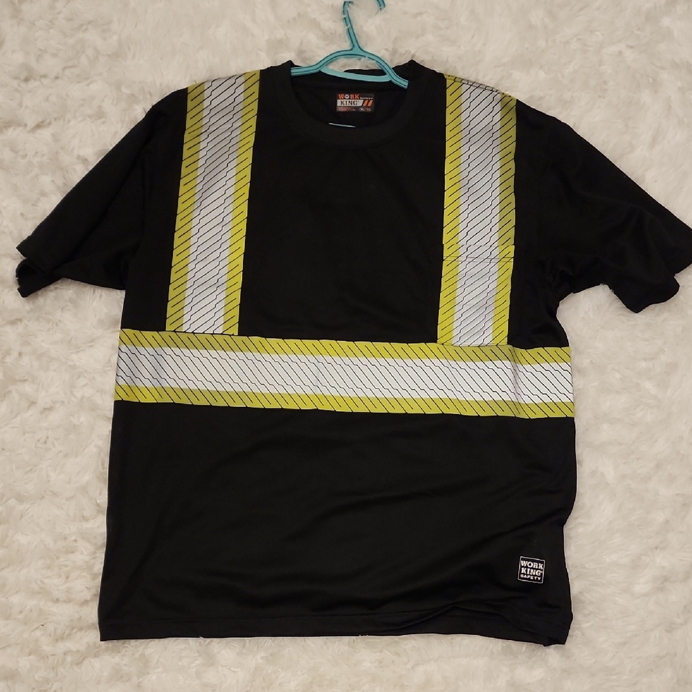 High Visibility Black and Yellow Men's Shirt